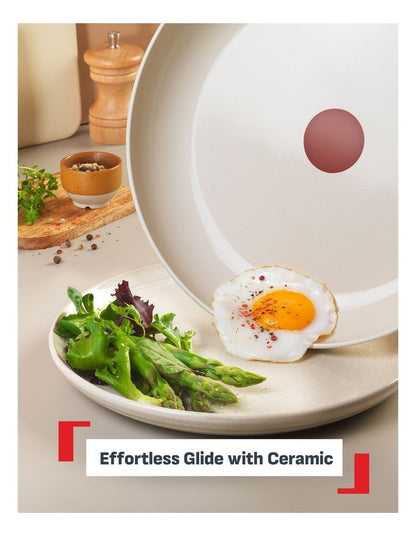 Recycle Ceramic Induction Non-Stick Frypan 24cm in Green Lichen