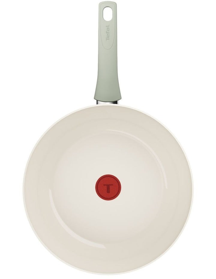 Recycle Ceramic Induction Non-Stick Wok 28cm Green Lichen
