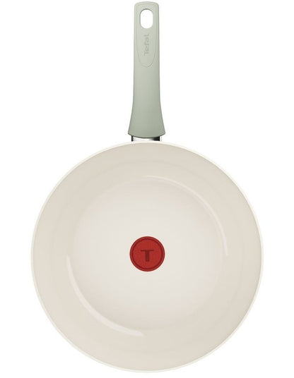 Recycle Ceramic Induction Non-Stick Wok 28cm Green Lichen