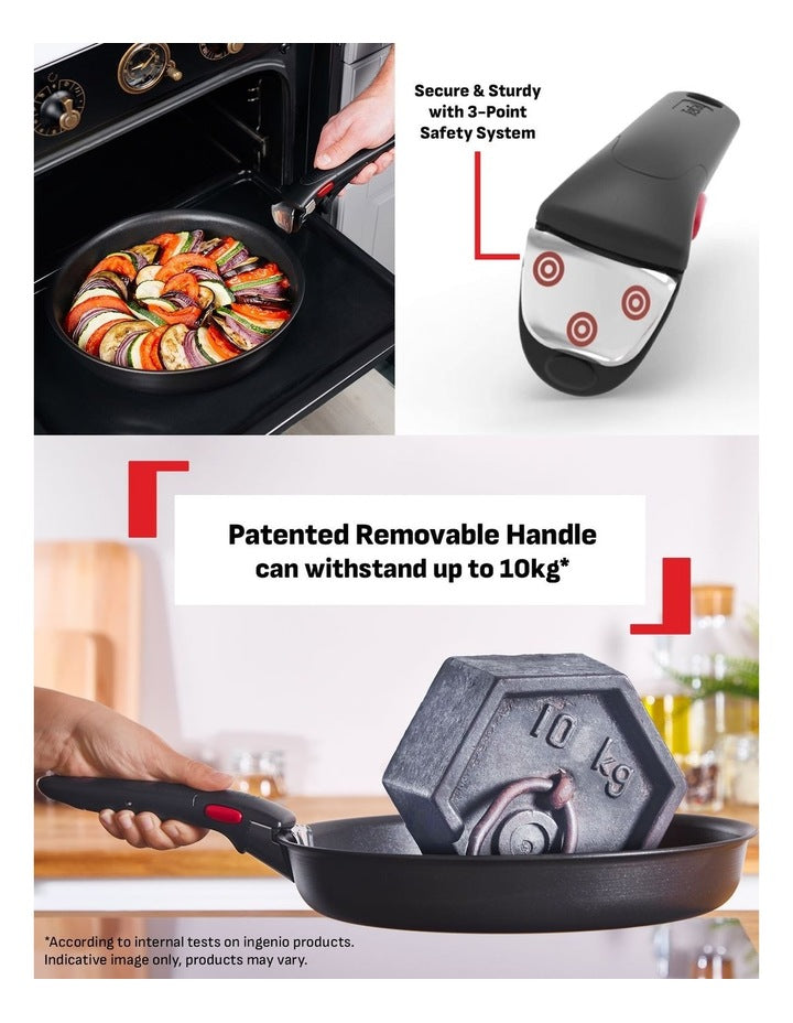 Ingenio Excellence Fusion Induction Non-Stick 3-piece Frypan Set