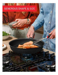 Expertise+ Induction Non-Stick Frypan Set 20/26 in Black