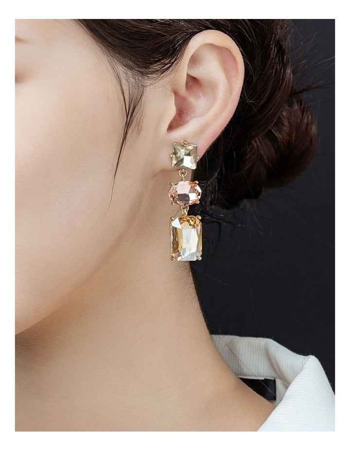 Sculpted Hoops Earing Gjec067m in Champagne
