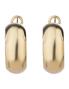 Wide Hoop Earrings Gjee091M in Gold