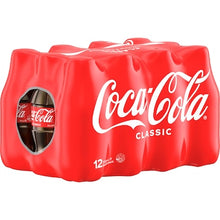 Coca-Cola Classic  Soft Drink Mini Bottles 300mL x 12 pack