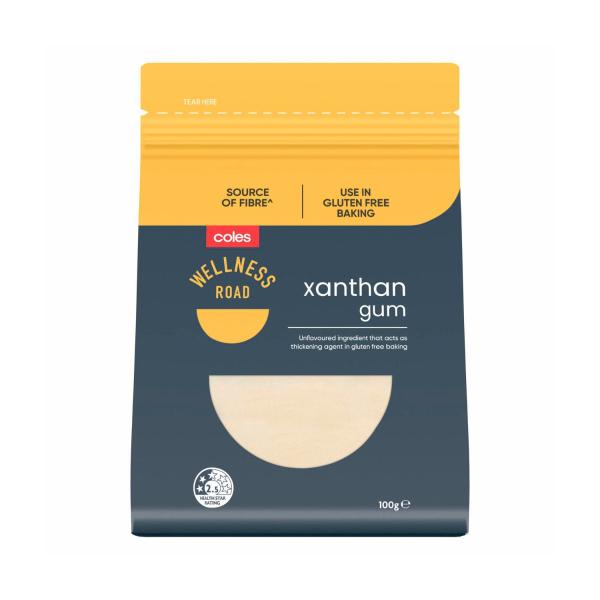 COLES WELLNESS ROAD XANTHAN GUM 100G