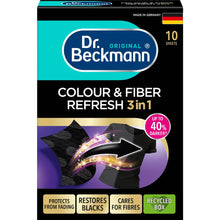Dr Beckmann Colour & Fibre Refresh Laundry Sheets Black 10 pack