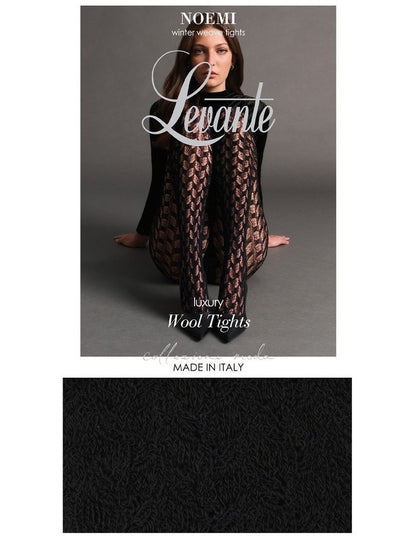 Noemi Winter Weave Tight in Nero