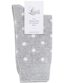 llaria Spot Crew Sock in Cloud