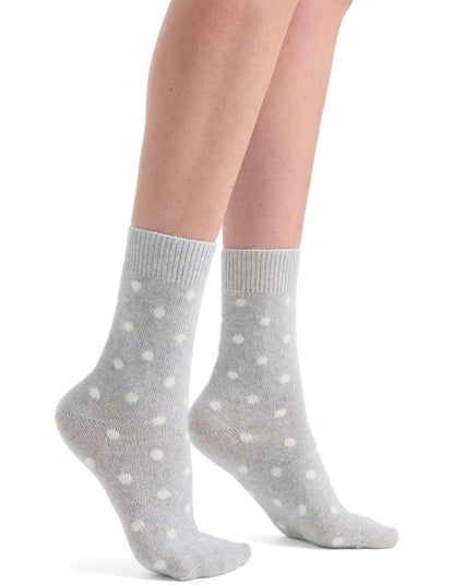 llaria Spot Crew Sock in Cloud