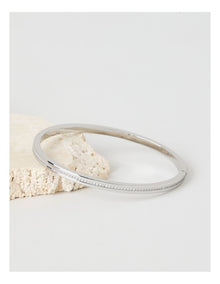 Fine Diamante Bangle in Silver