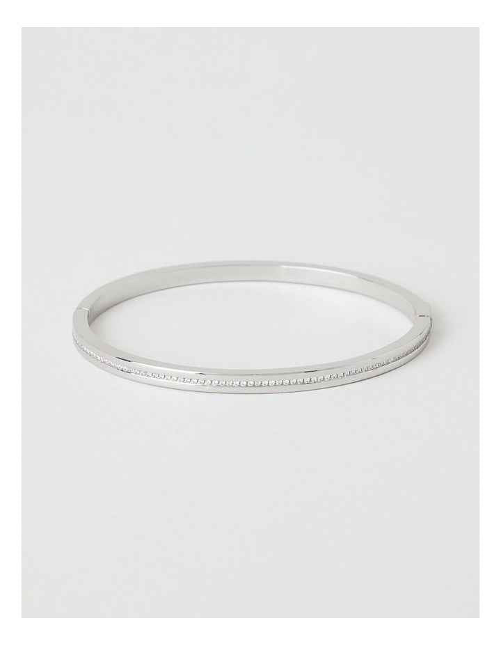 Fine Diamante Bangle in Silver