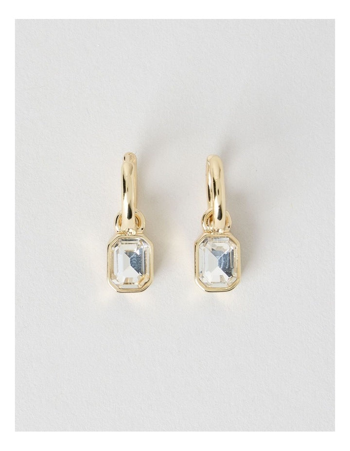 Diamante Drop Sleeper in Gold
