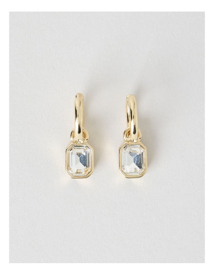 Diamante Drop Sleeper in Gold