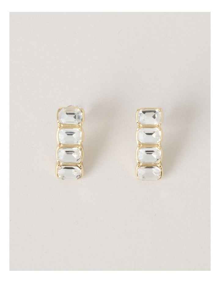 Quadruple Diamante Stud in Gold