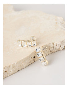 Quadruple Diamante Stud in Gold