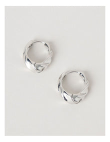 Twist Earring in Silver