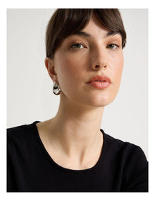 Drop Earrings in Silver