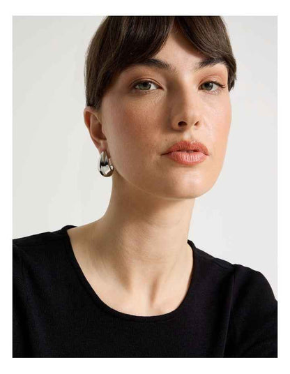 Drop Earrings in Silver