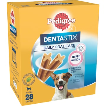 Pedigree DentaStix Small Dental Dog Treats Daily Oral Care Chews 28 pack