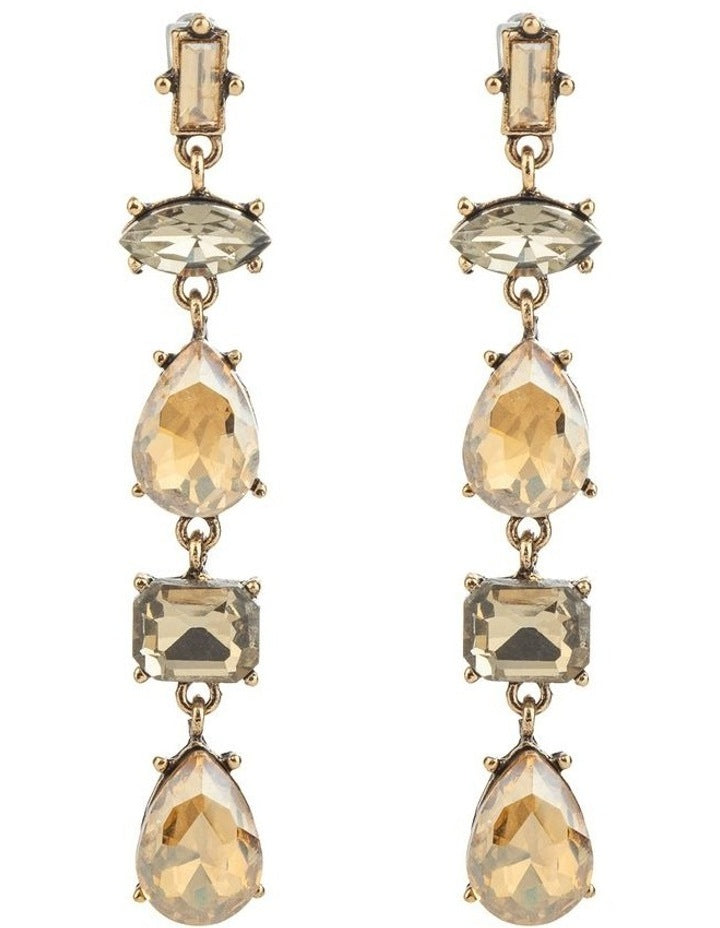 Drop Earrings GJEC051M in Champagne