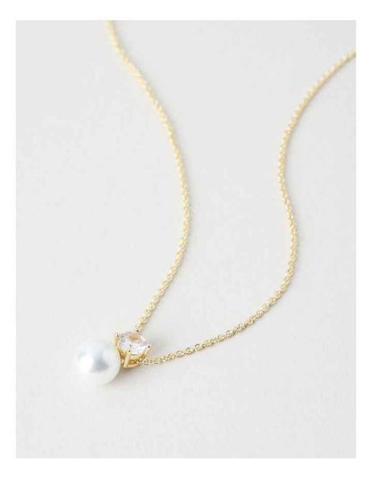 Pearl and Diamante Necklace