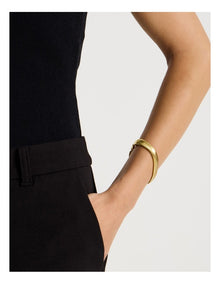 Waterproof Chunky Snake Chain Bracelet in Gold