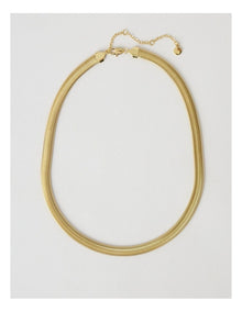 Waterproof Chunky Snake Chain Necklace in Gold