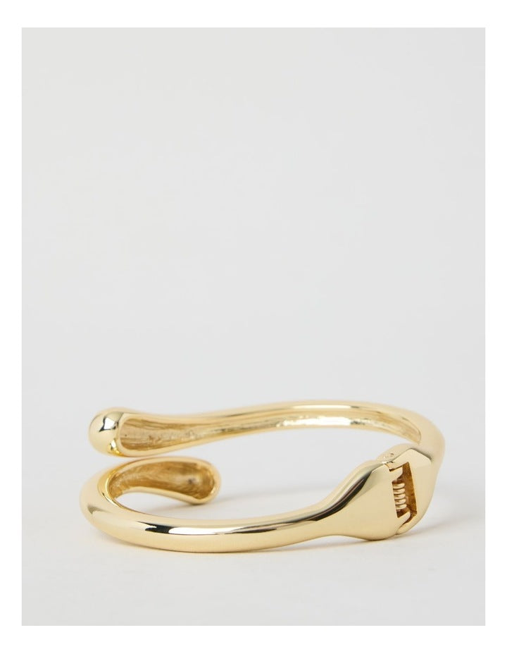 Hinged Bangle in Gold