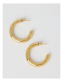 Waterproof Hoop 30mm in Gold