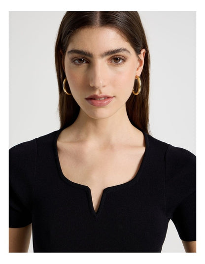 Waterproof Hoop Earrings in Gold 40mm