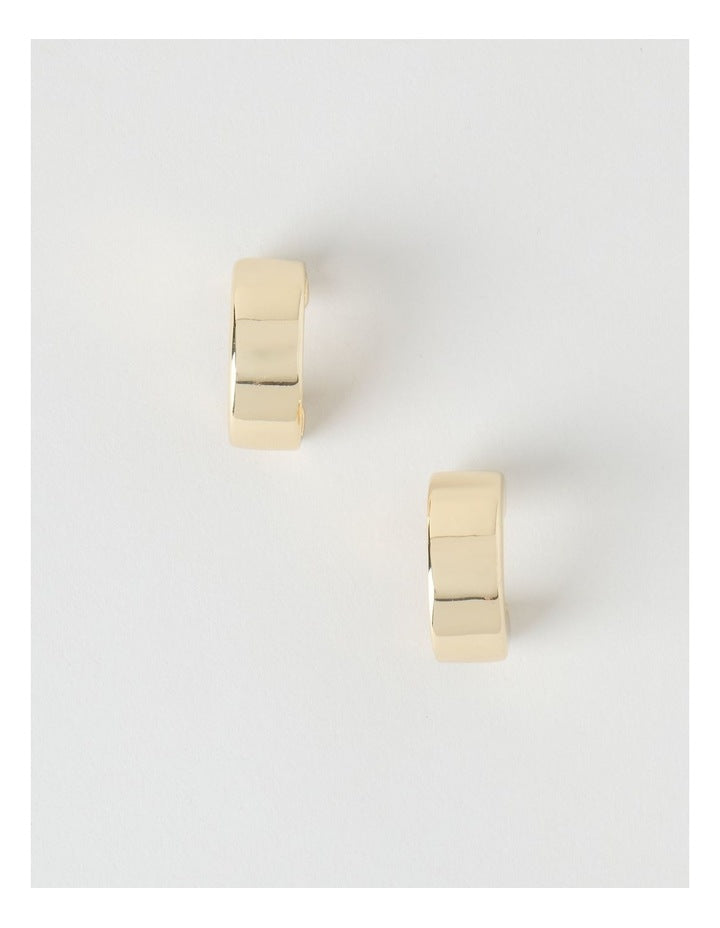 Chunky Hoops in Gold