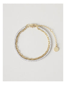Diamante & Chain Bracelet