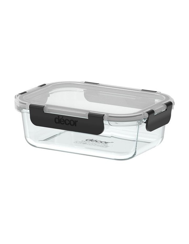 Premium Glass Clips Oblong 630ml in Multi