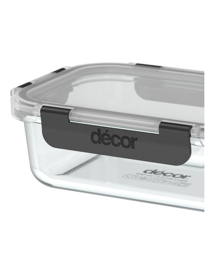 Premium Glass Clips Oblong 630ml in Multi