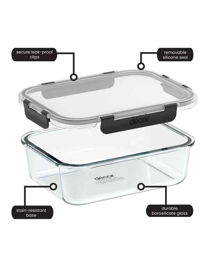 Premium Glass Clips Oblong 1L in Multi