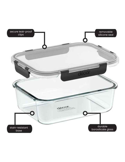 Premium Glass Clips Oblong 1L in Multi