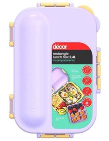 Rectangular Lunch Box 2.4L in Grey