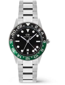Iconic GMT 40mm Link Ceramic Bezel Steel Watch