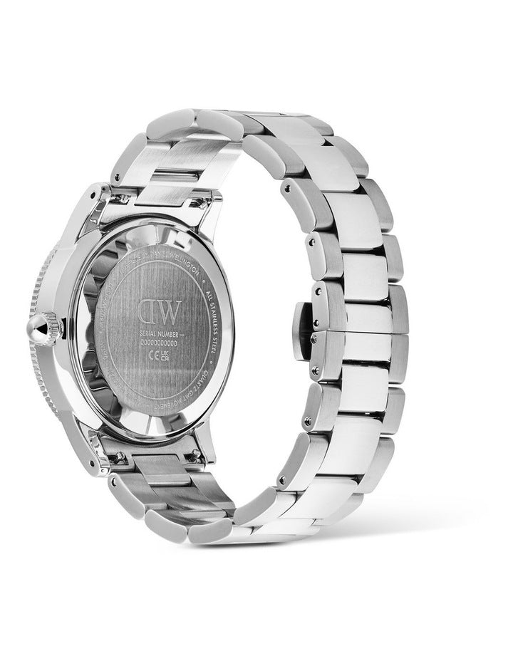 Iconic GMT 40mm Link Ceramic Bezel Steel Watch