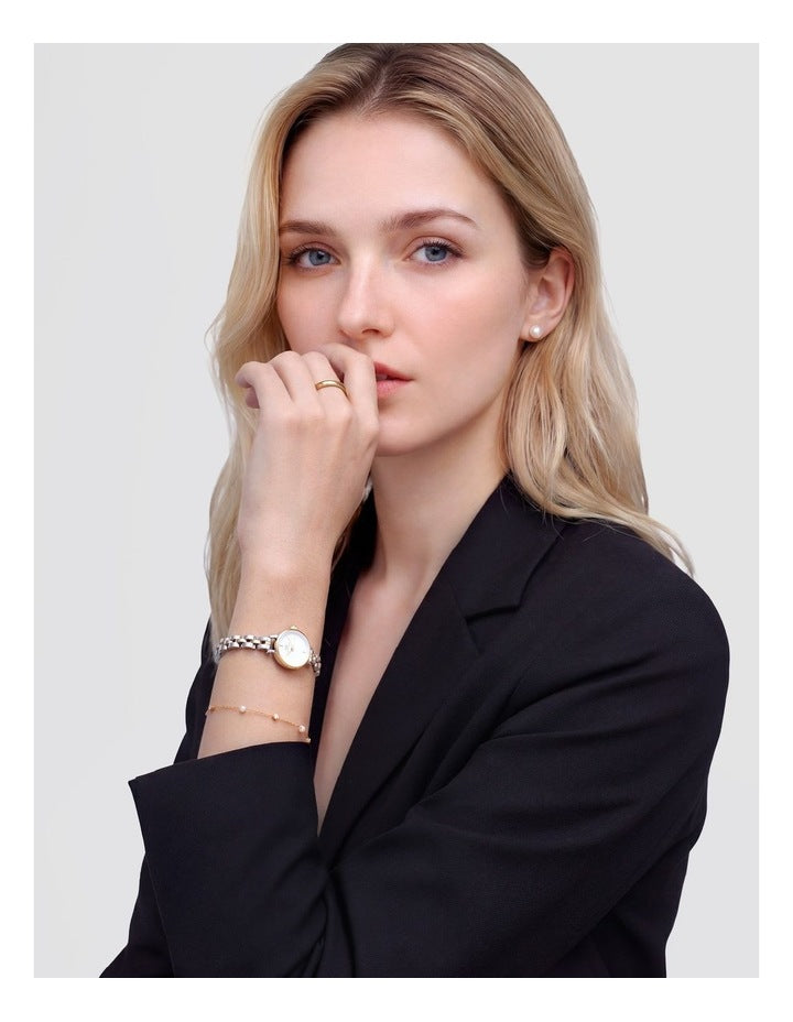 Petite Mini 3-Link Two Tone Watch 19mm in Multi
