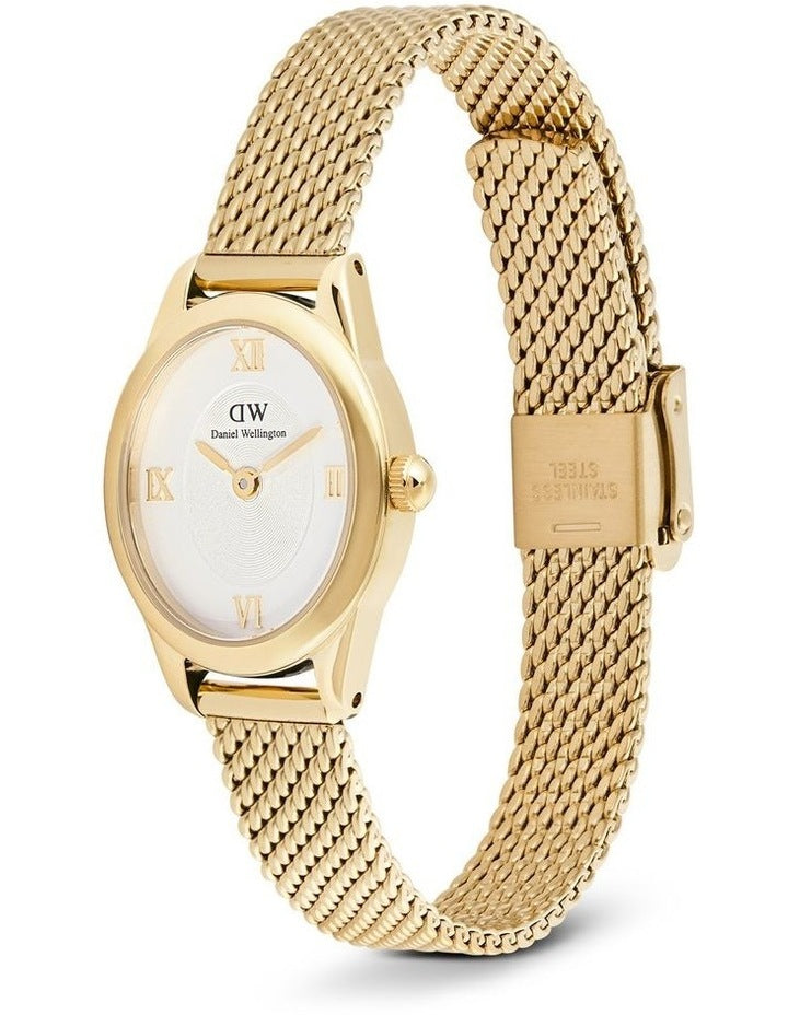 Ophelia Mini Mesh Watch 22mm in Gold