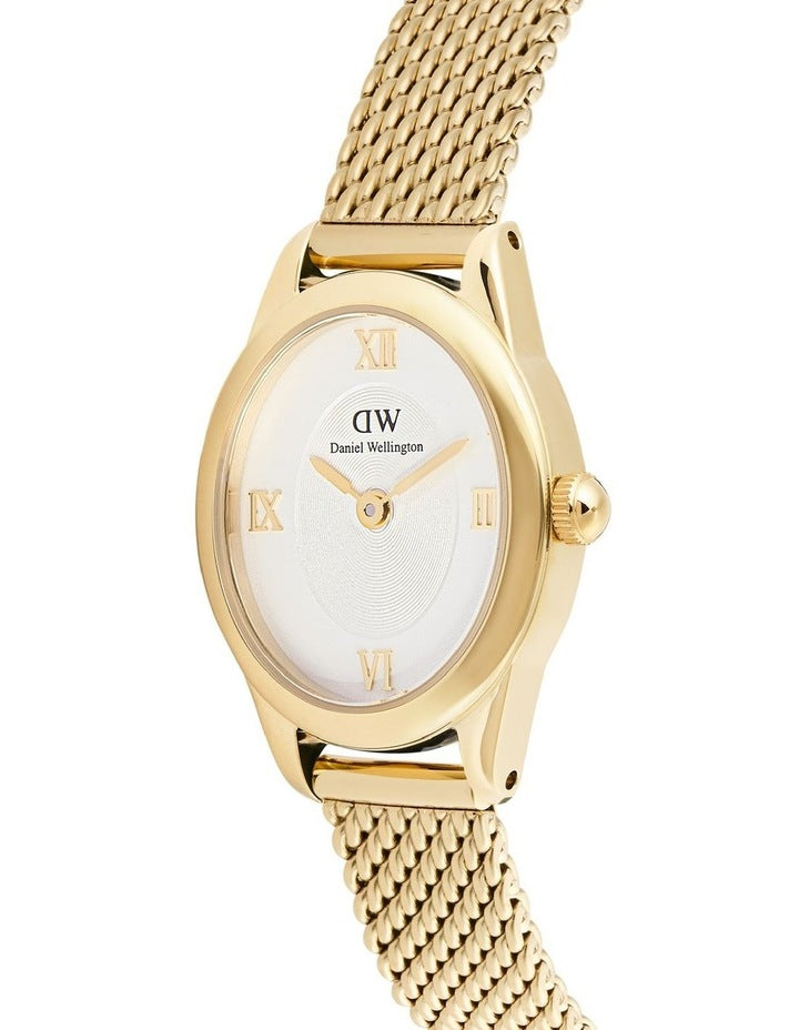 Ophelia Mini Mesh Watch 22mm in Gold