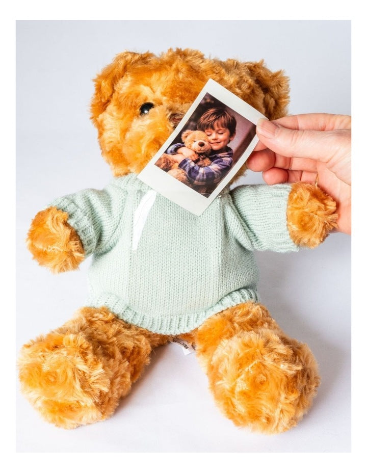 Instax Cheki Bear With Photo in Brown 87572