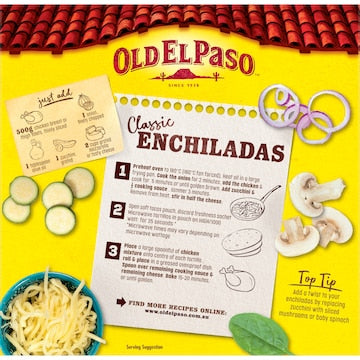 Old El Paso Enchilada Dinner Kit 520g