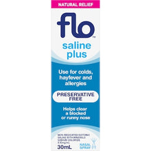 Flo Saline Plus Nasal Spray 30mL