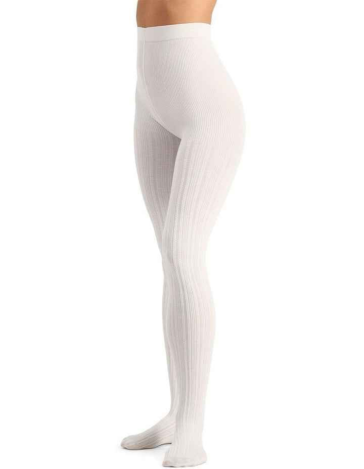 Cable Tights in Smoked Sand