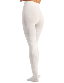 Cable Tights in Smoked Sand