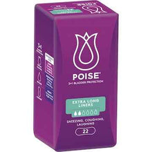 Poise Incontinence Liners Extra Long 22 pack