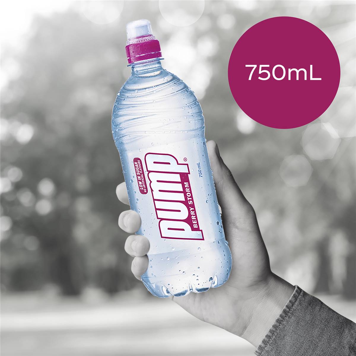 Pump Berry Storm Water Bottle Berry Bottle 750ml