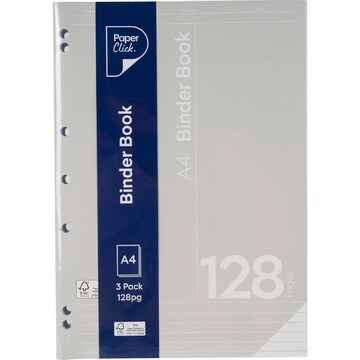Woolworths Binder Folder A4 128 Pages 3 pack